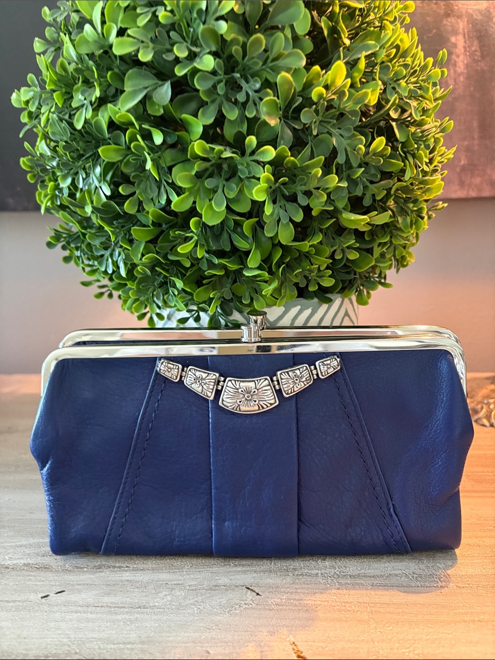 Blue HOBO Wallet. New Without Tags